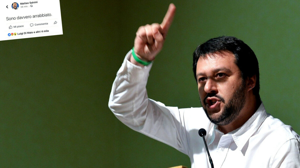 Salvini si è arrabbiato (26 mag 2018)