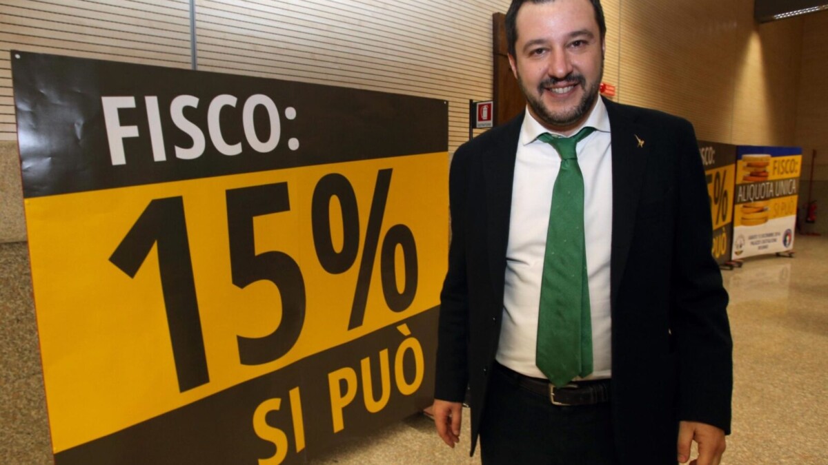 Salvini, la flat tax, i ricchi e i poveri