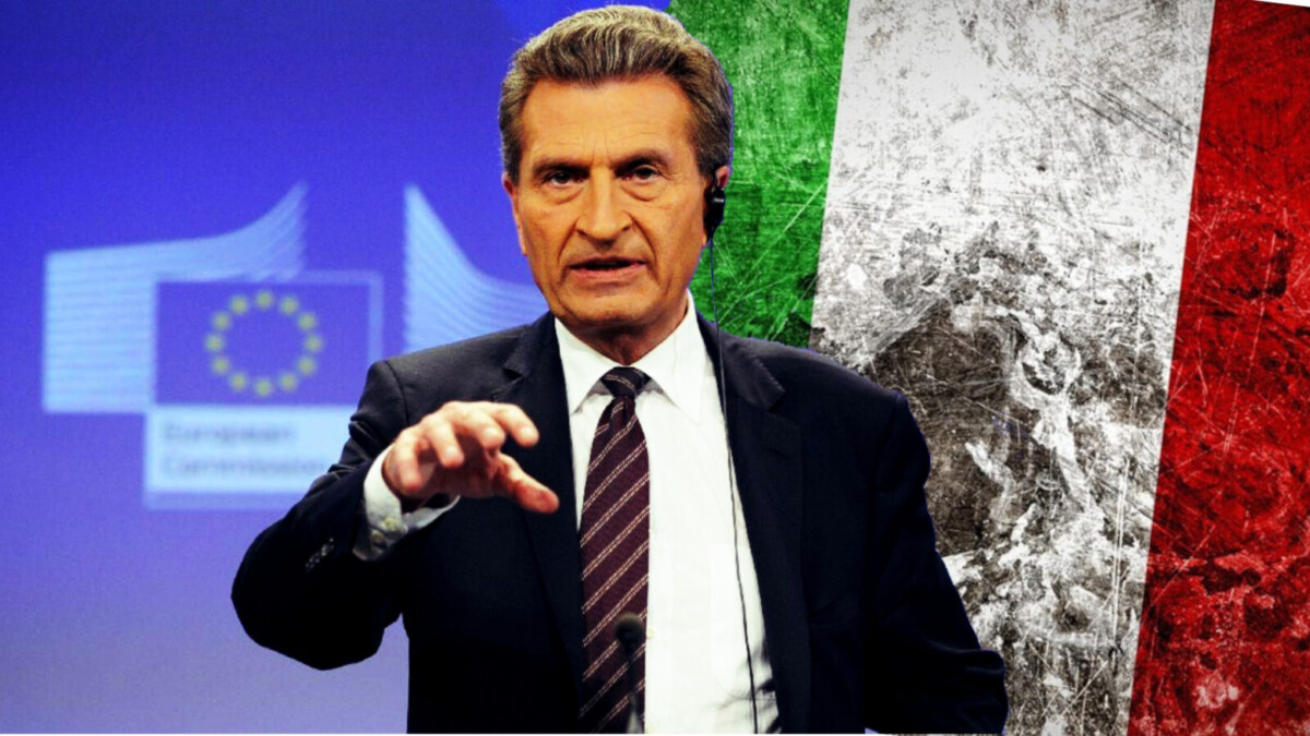 Oettinger fa il fenomeno e attacca l’Italia (5 set 2018)