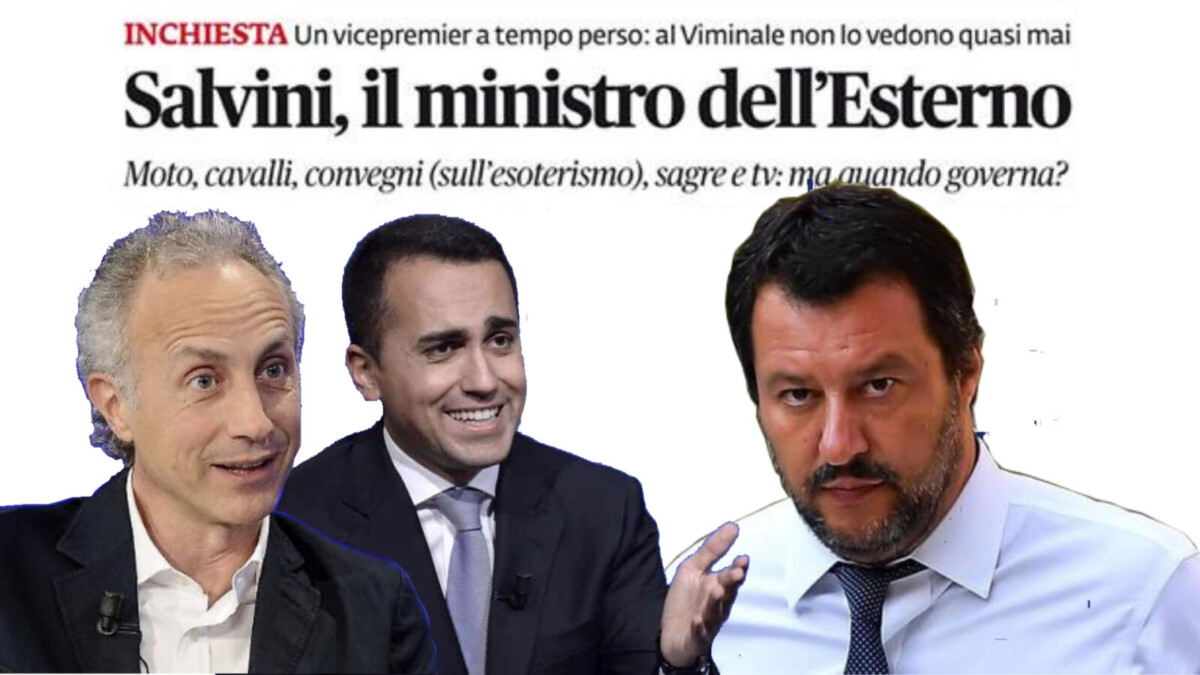 Travaglio e Di Maio all’attacco di Salvini (18 nov 2018)