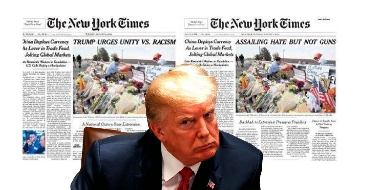 Il New York Times cambia titolo su Trump: ma che giornalismo è?