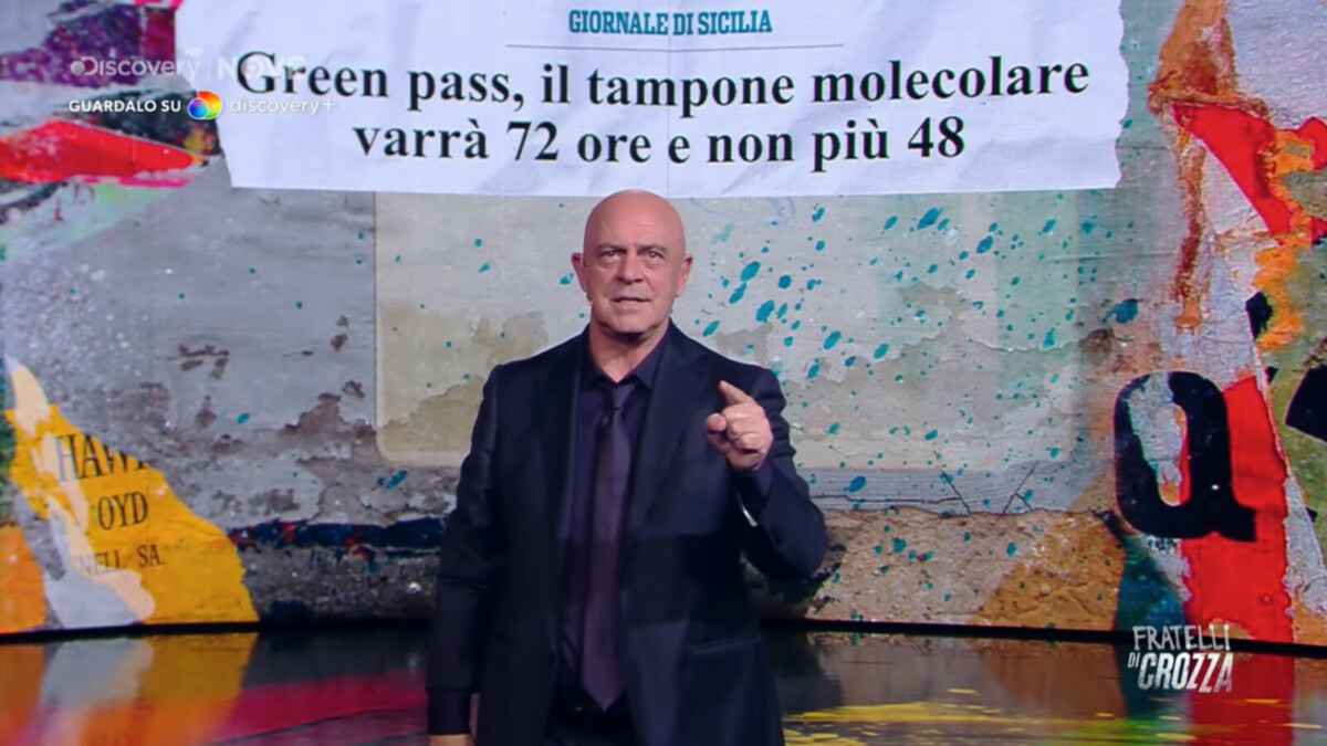 Maurizio Crozza e il suo monologo sul GreenPass 📄