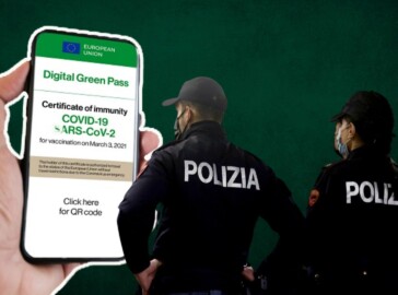 green pass poliziotti