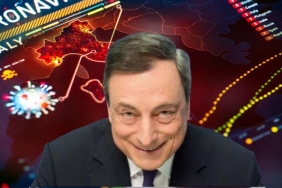 mascherine all'aperto Draghi