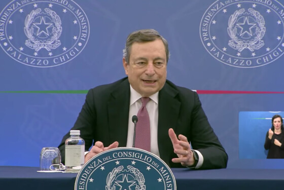Mario Draghi dl riaperture