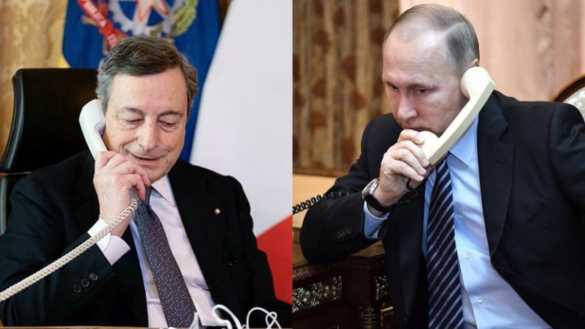Putin e Draghi si sentono al telefono: cosa si sono detti