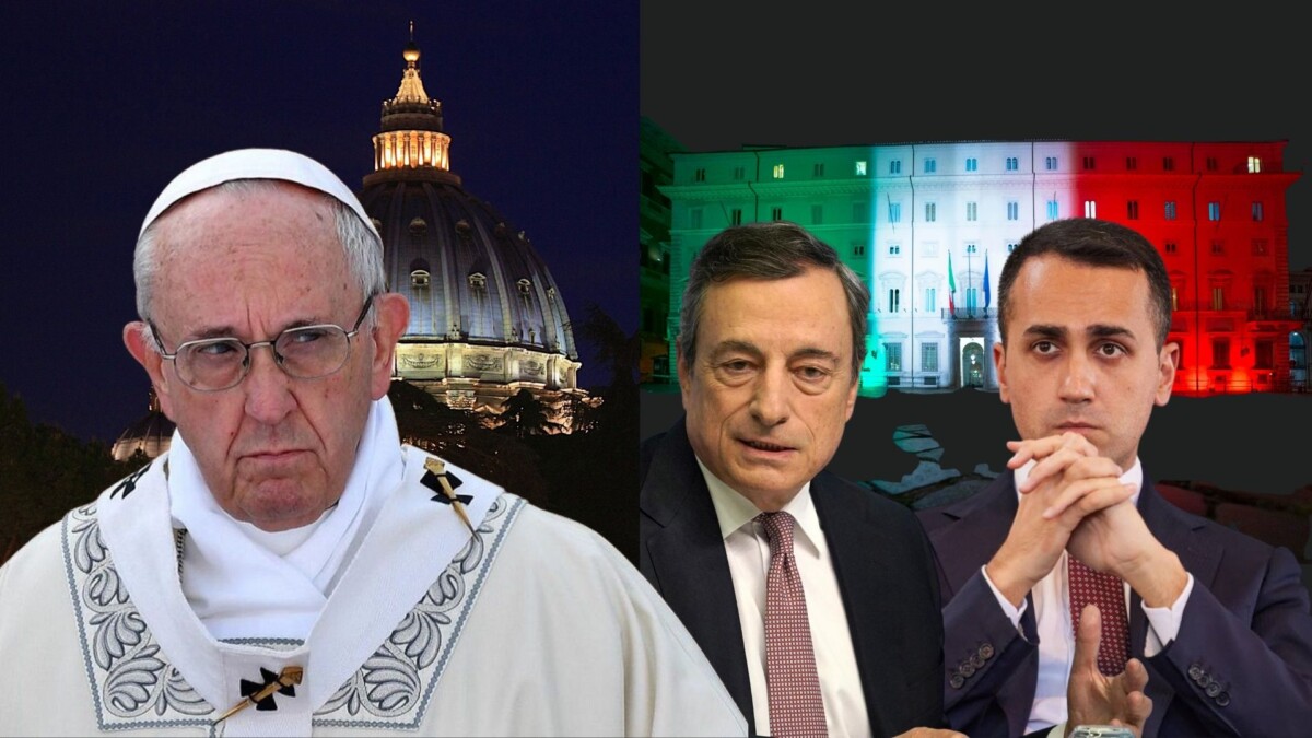 Cei, siluro del Papa su Draghi e Di Maio
