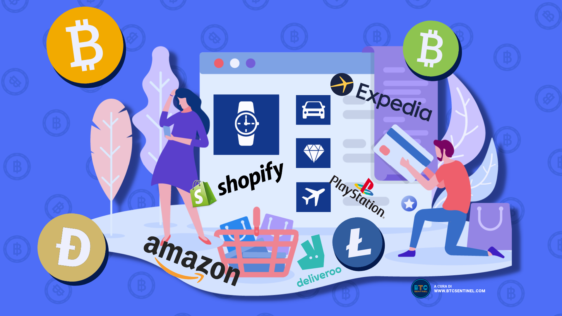 Ecco i siti che accettano Bitcoin e altre crypto per acquistare beni o servizi