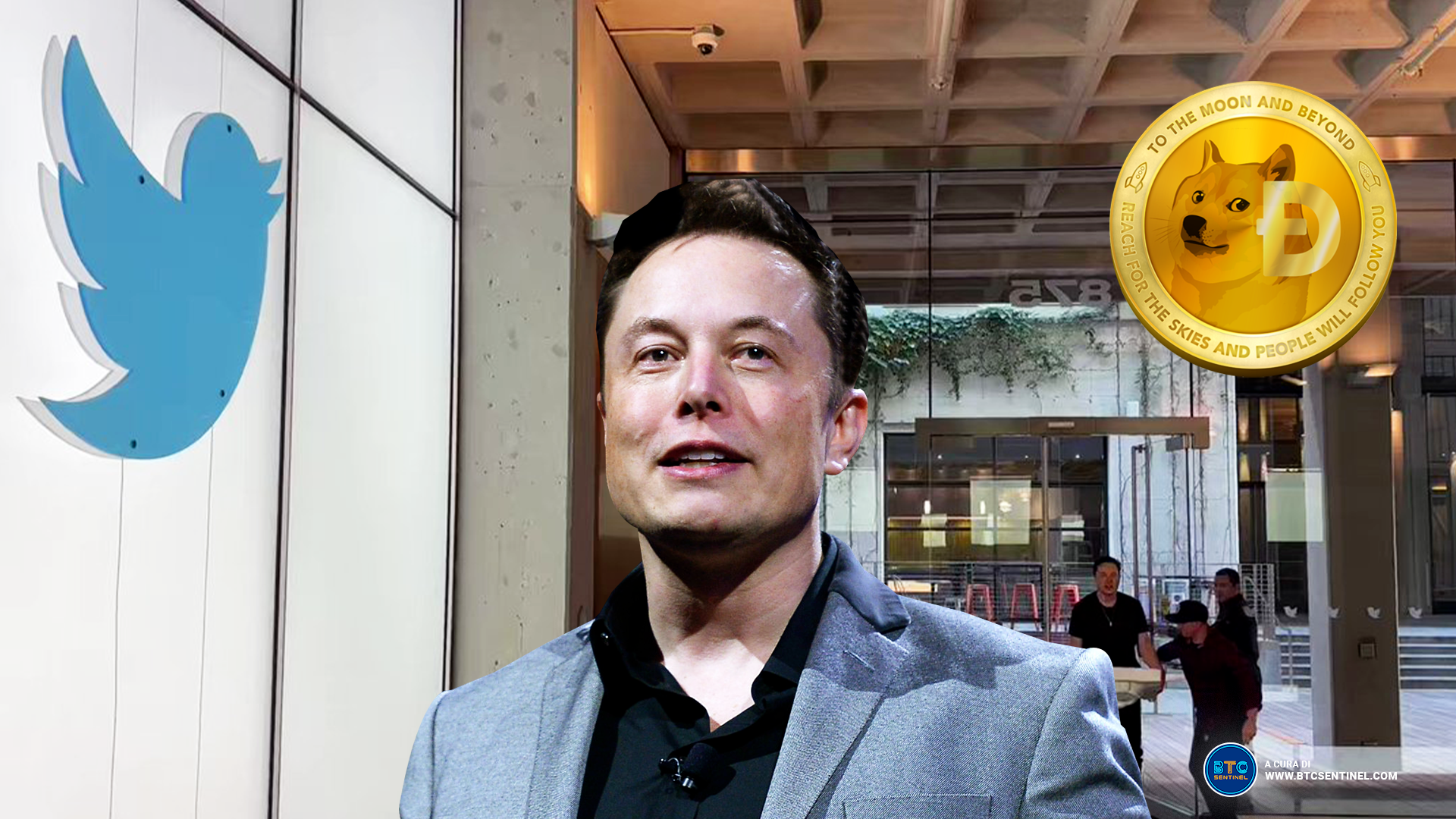 Dogecoin guadagna il 17% in un giorno mentre Elon Musk stringe su Twitter