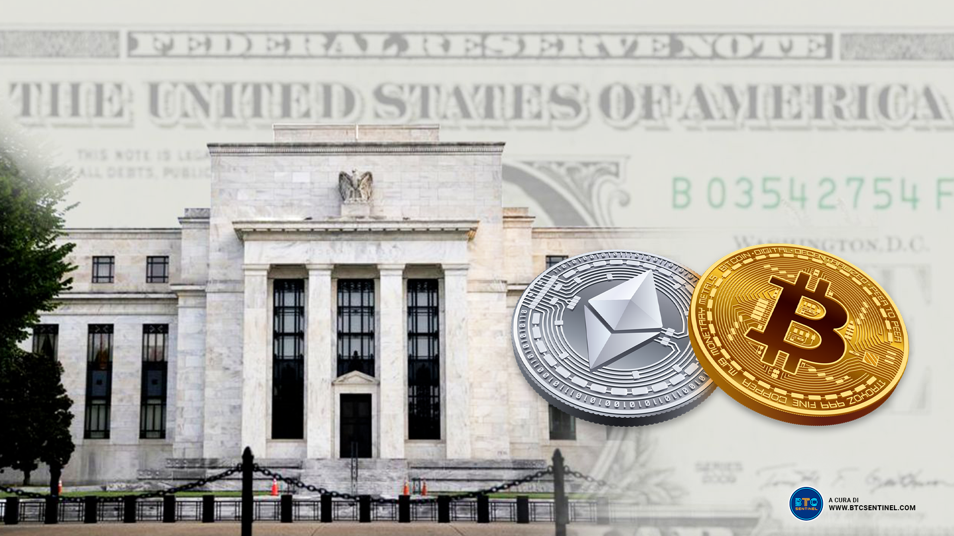 Bitcoin e Ethereum oscillano mentre i commenti del presidente della Fed fanno muovere i mercati