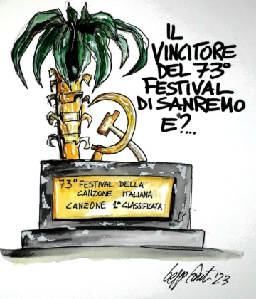 Sedute Satiriche di Beppe Fantin - Vignetta del 11/02/2023