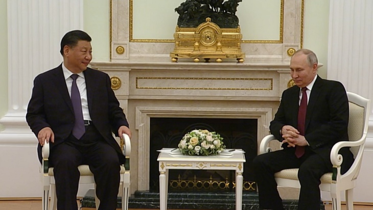 Xi Jinping incontra a Mosca Vladimir Putin