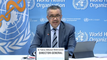 Il direttore dell'OMS Tedros Ghebreyesus