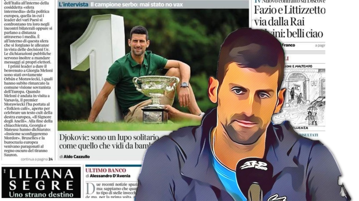 Novak Djokovic intervista