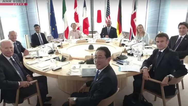 I leader del G7 a Hiroshima