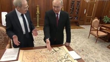 Vladimir Putin con Valery Zorkin