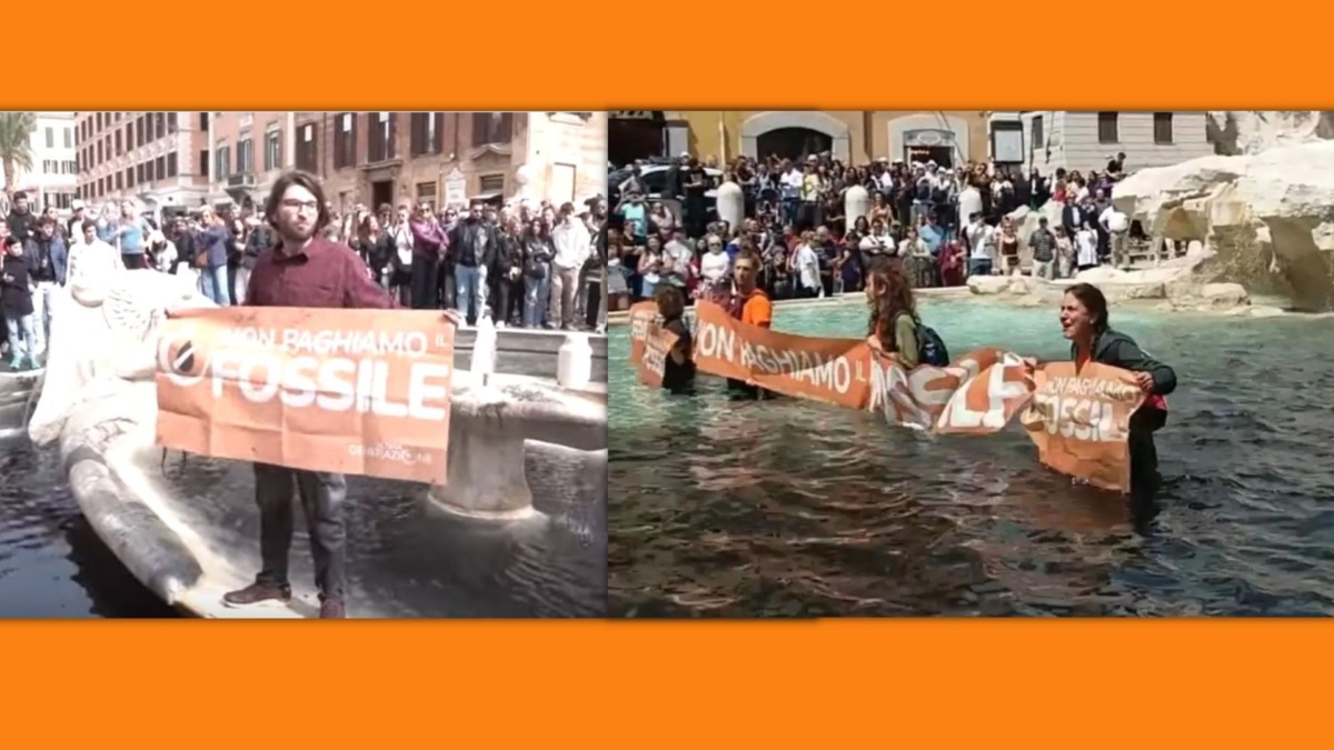 ultima generazione fontana trevi