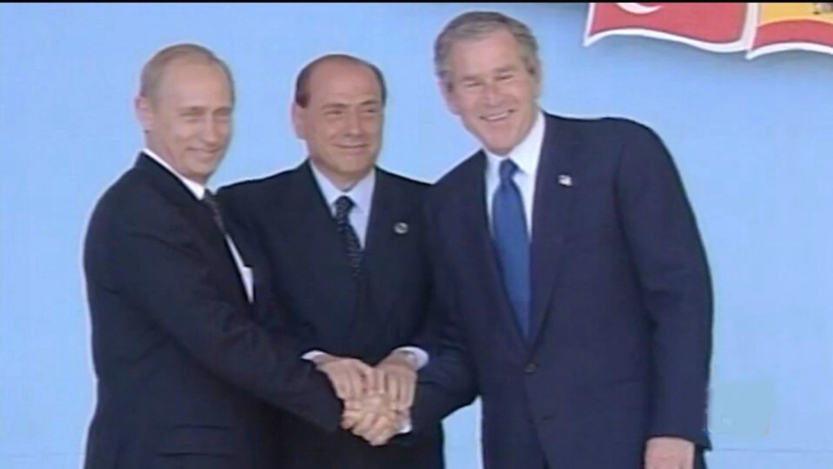 berlusconi bush putin