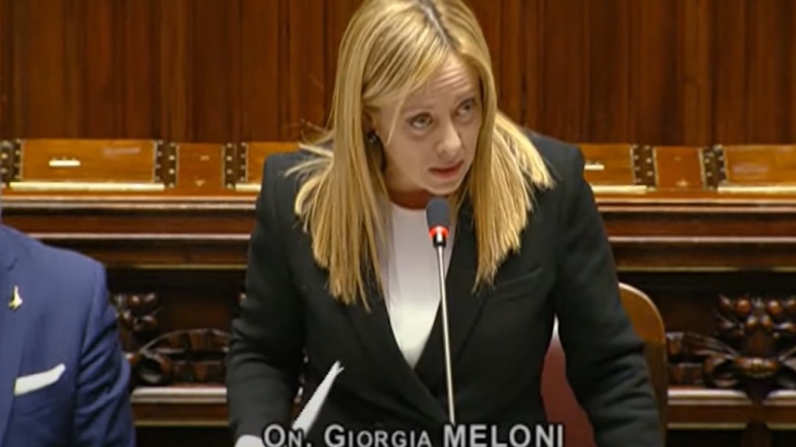 Giorgia Meloni risponde sul Mes durante un question time alla Camera