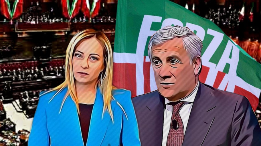 Antonio Tajani e Giorgia Meloni il futuro di Forza Italia