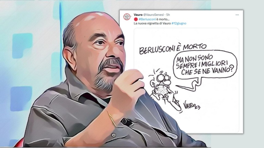 vauro vignetta Berlusconi
