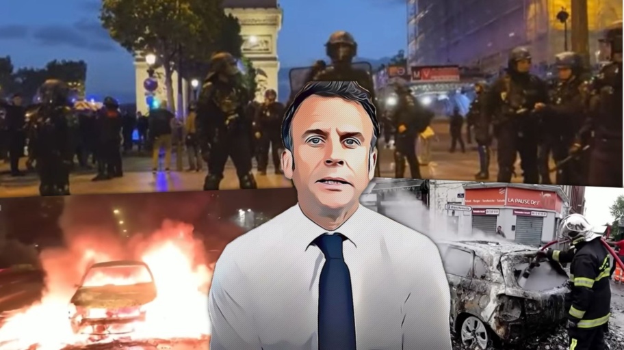 macron scontri francia