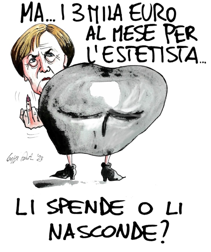Sedute Satiriche di Beppe Fantin - Vignetta del 10/08/2023