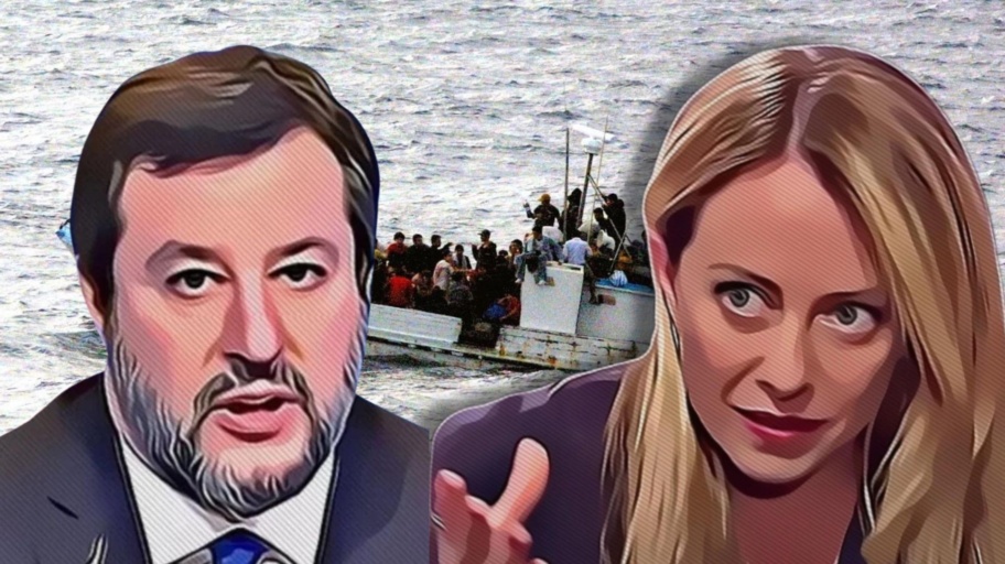 Meloni Salvini migranti
