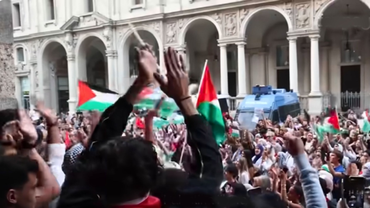 manifestazione pro palestina