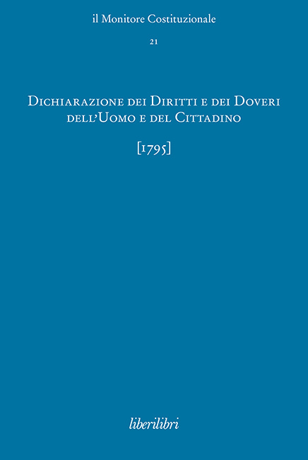 Dichiarazione dei Diritti e dei Doveri dell’Uomo e del Cittadino [1795]