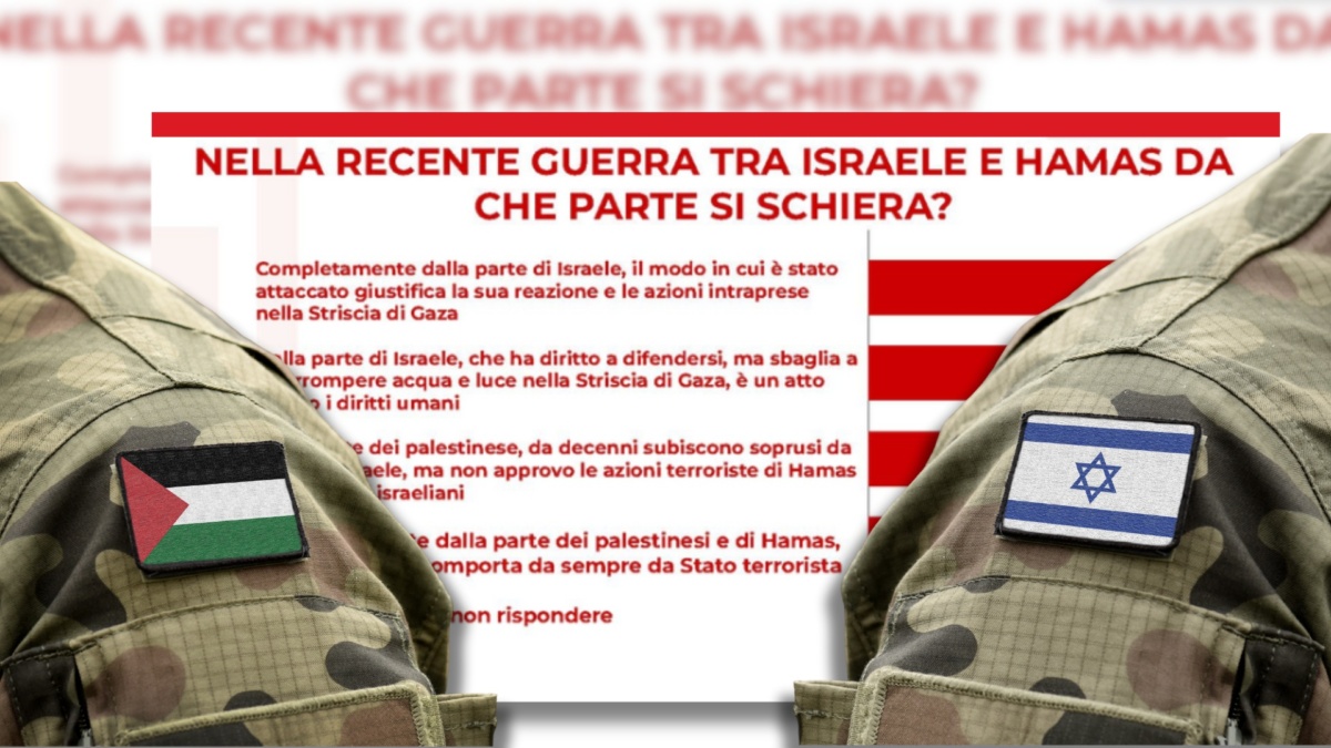 sondaggio israele hamas