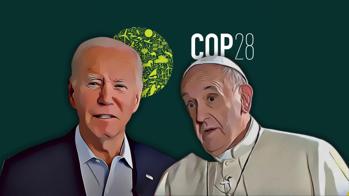 Biden Papa Francesco Cop28