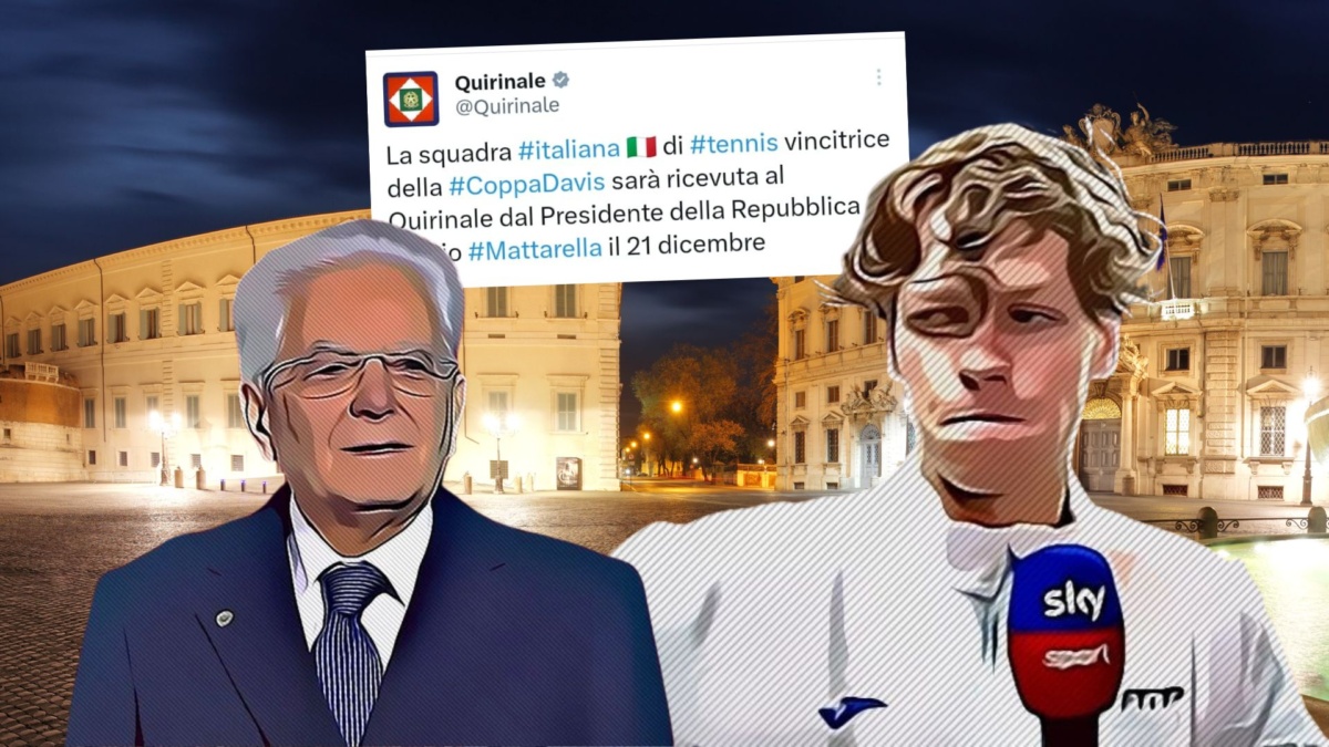 Sergio Mattarella e Jannik Sinner