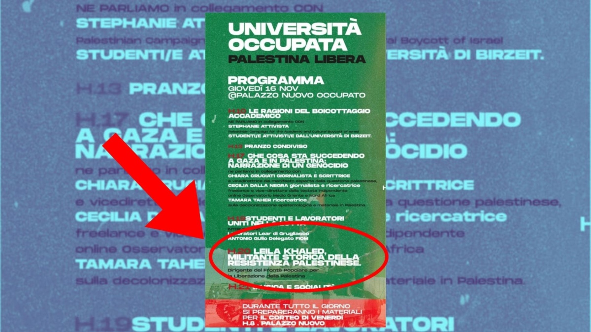 Terrorista palestinese università