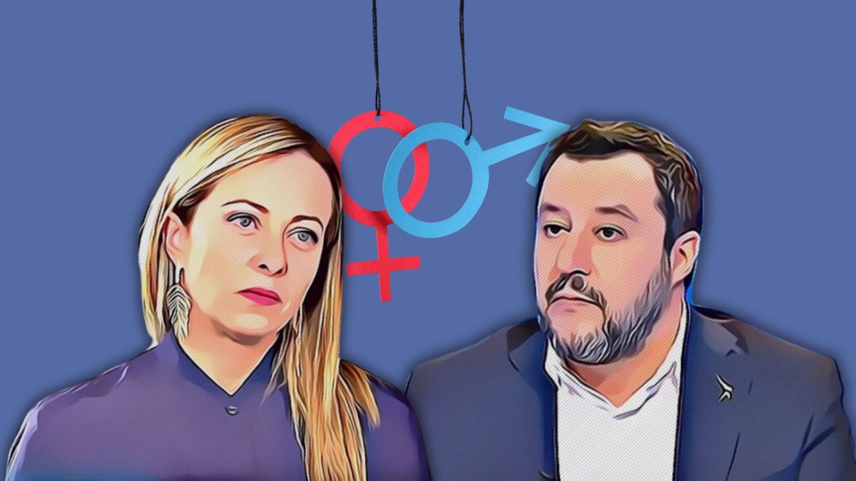 salvini meloni gender