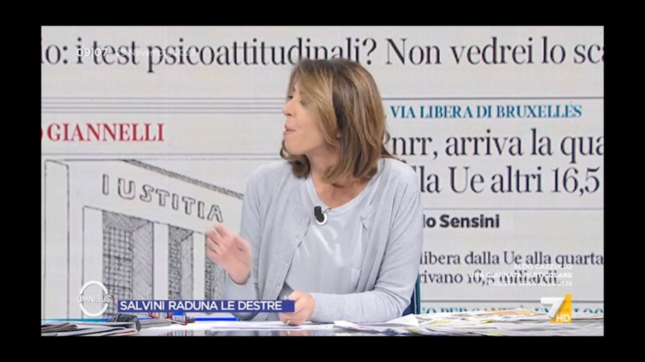 Alessandra Sordoni su Matteo Salvini