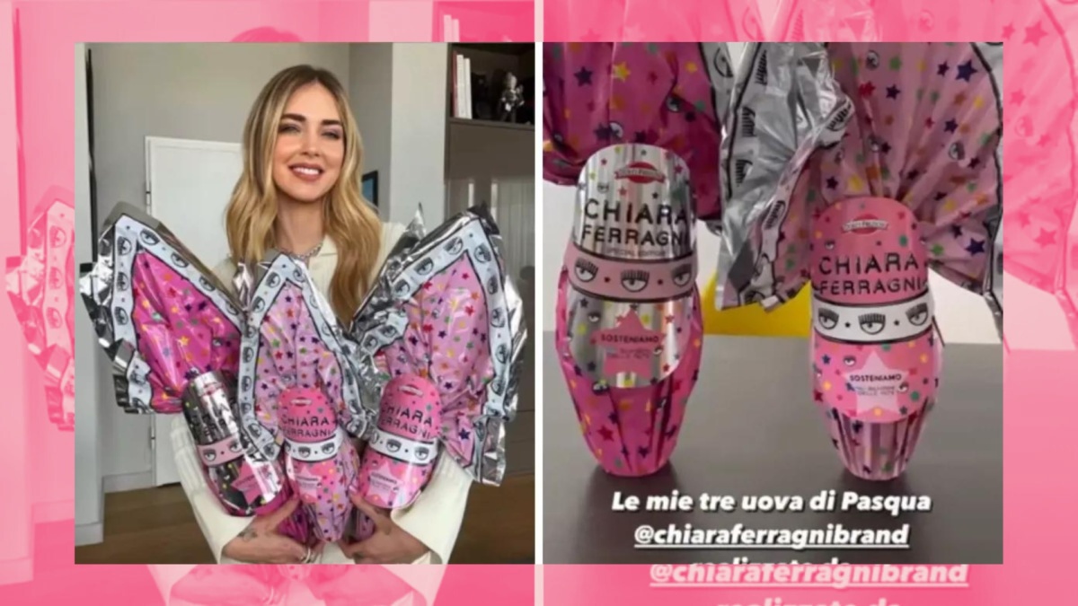 Chiara Ferragni uova di pasqua