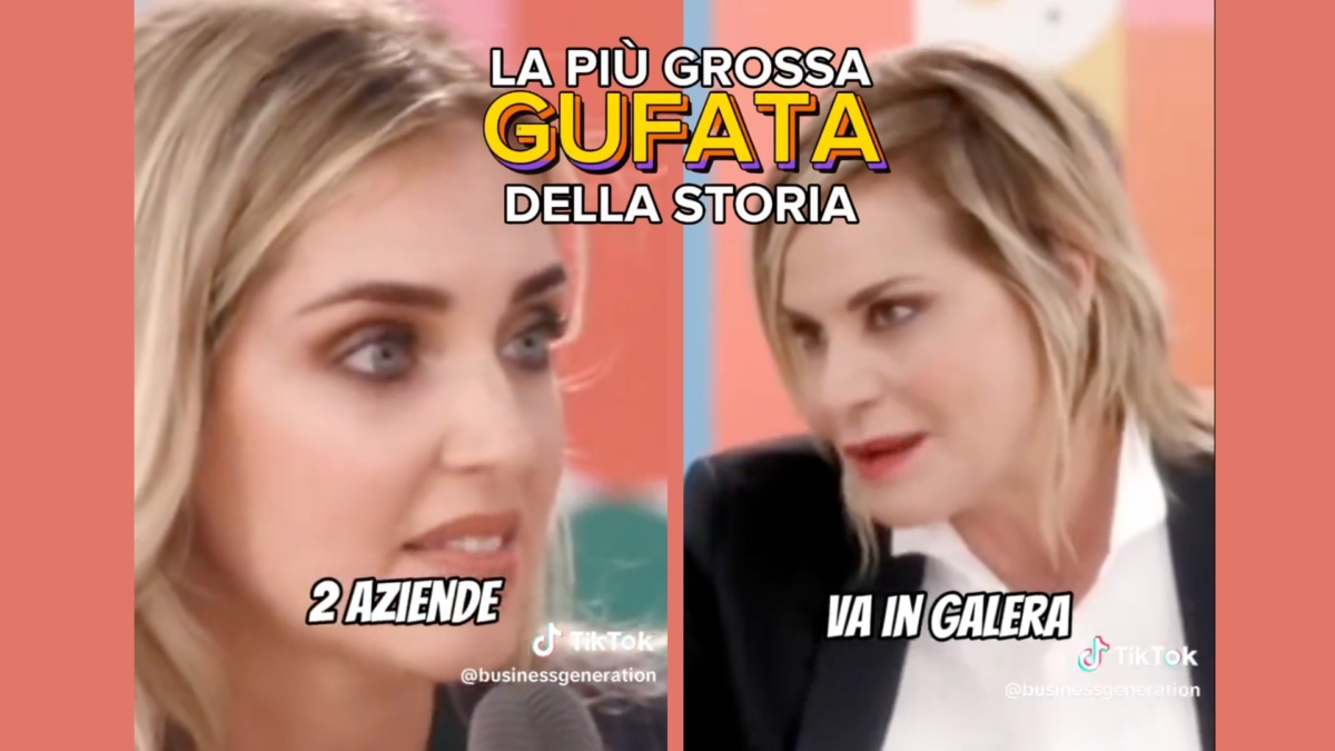 gufata simona ventura chiara ferragni