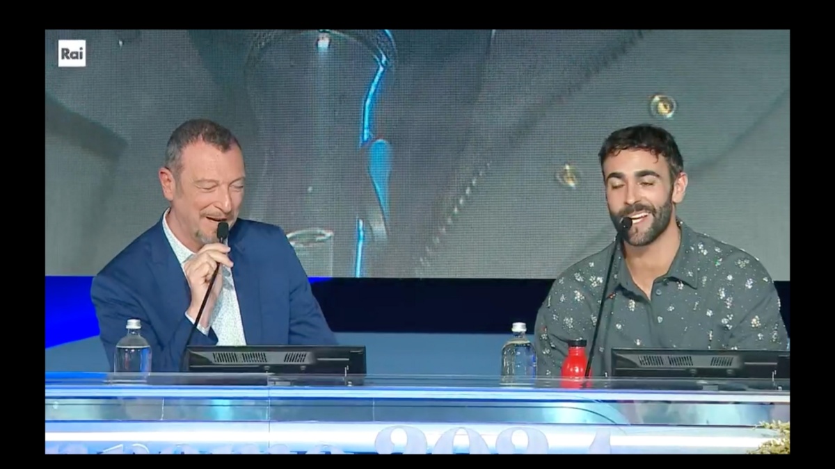 Amadeus Mengoni Bella Ciao Sanremo