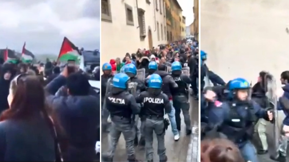 Scontri Polizia Palestina