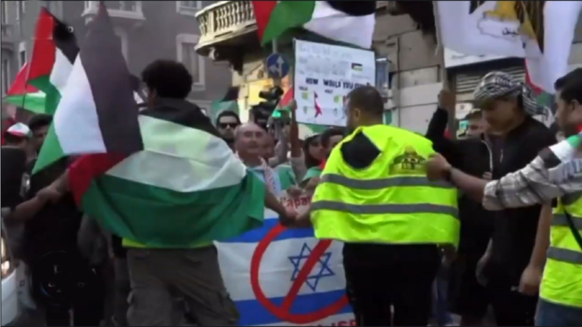 manifestazione anti israele
