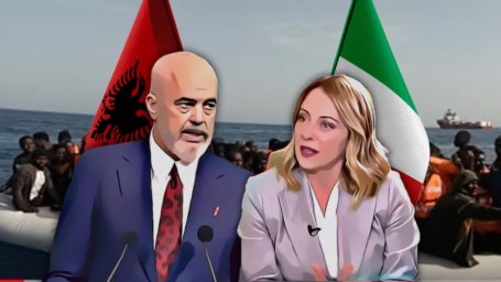 meloni albania migranti