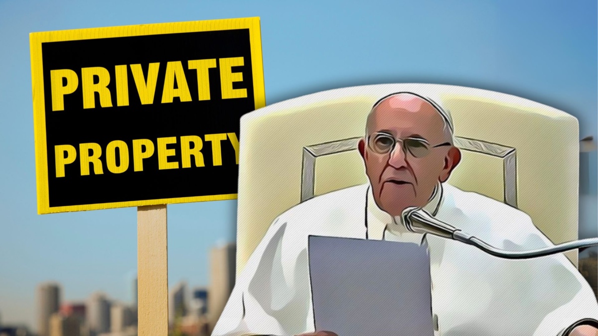 papa bergoglio proprietà privata