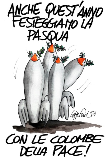 Sedute Satiriche di Beppe Fantin - Vignetta del 28/03/2024
