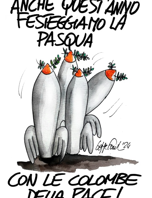 Sedute Satiriche di Beppe Fantin - Vignetta del 28/03/2024