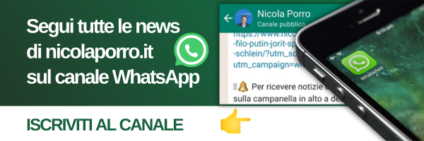 Iscrivi al canale whatsapp di nicolaporro.it