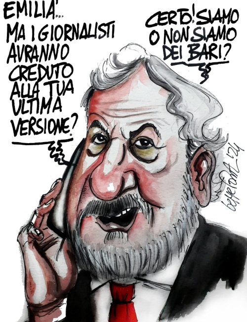 Sedute Satiriche di Beppe Fantin - Vignetta del 27/03/2024
