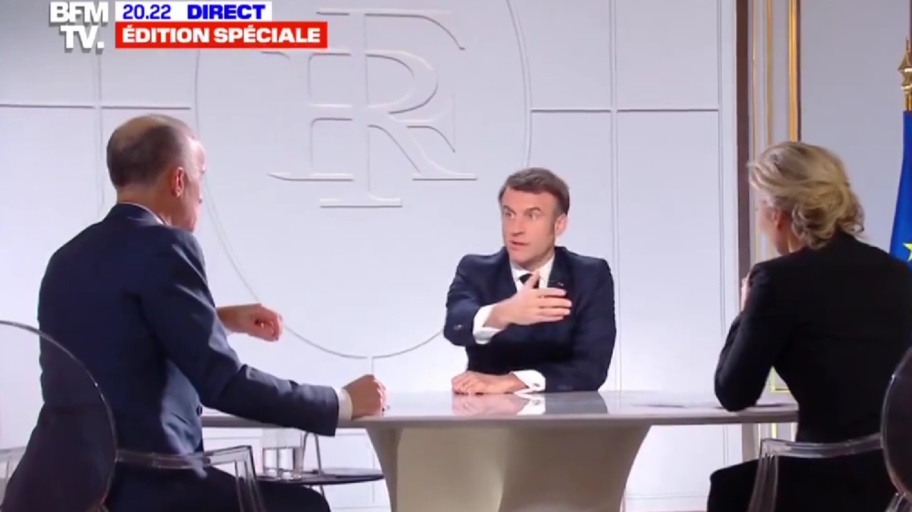 Macron intervista (BFM Tv)