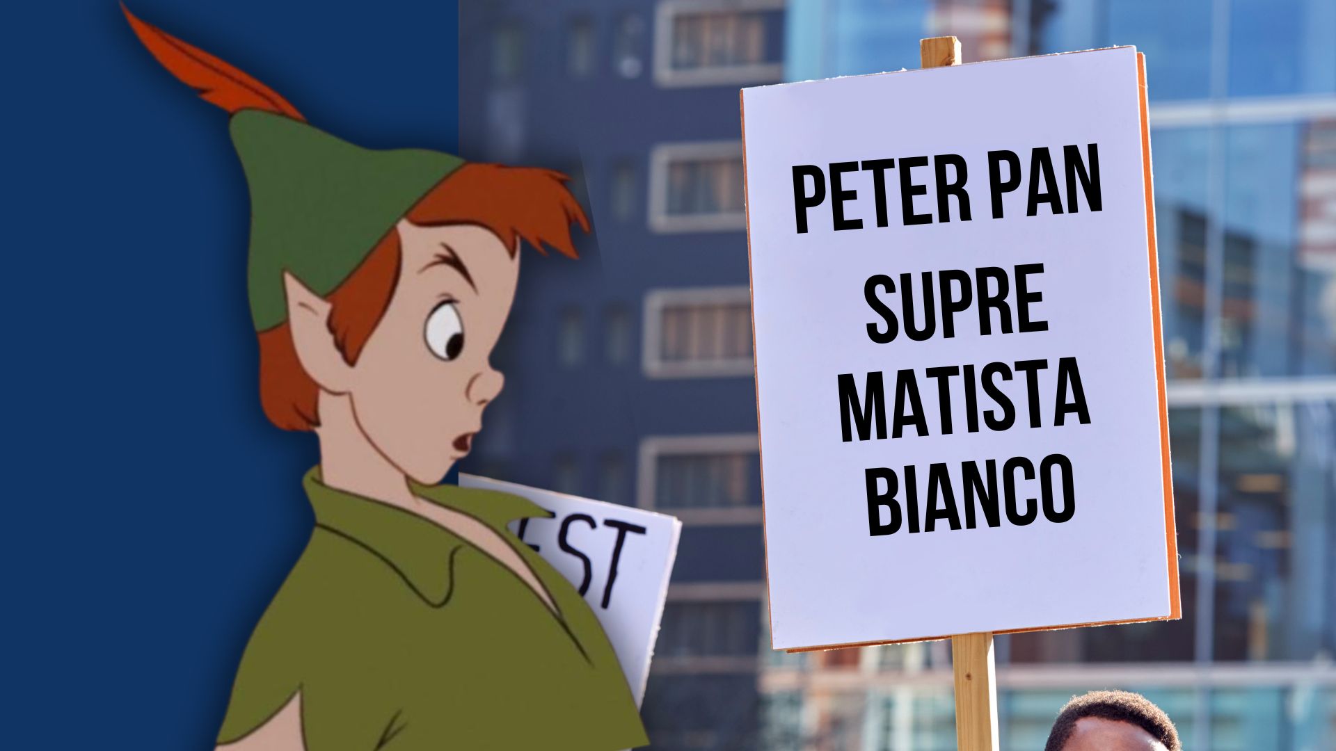 Peter Pan al rogo: è un suprematista bianco