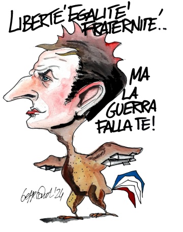 Sedute Satiriche di Beppe Fantin - Vignetta del 24/03/2024